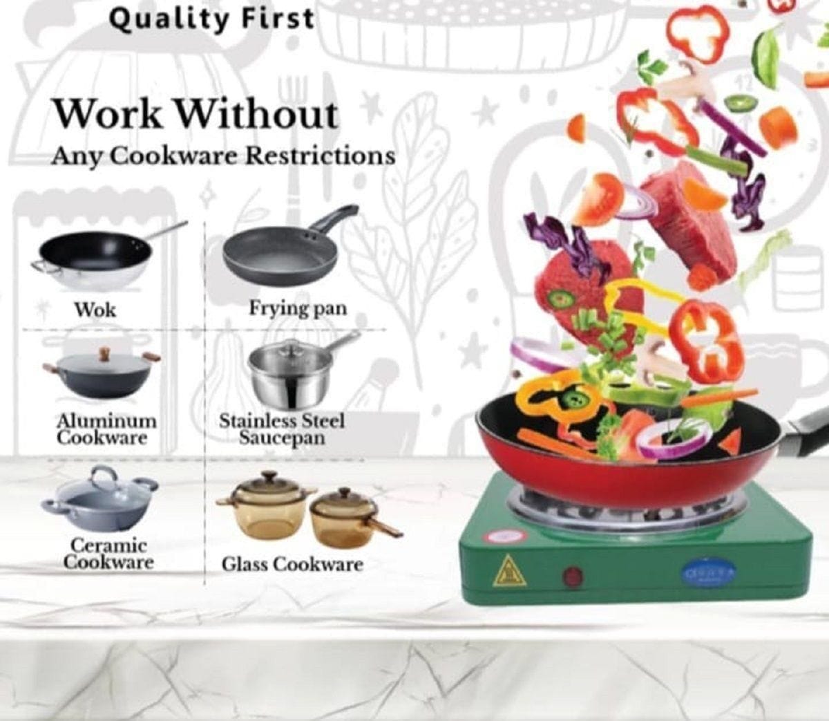 Flameless Electric Cooking Stove Zaavio®