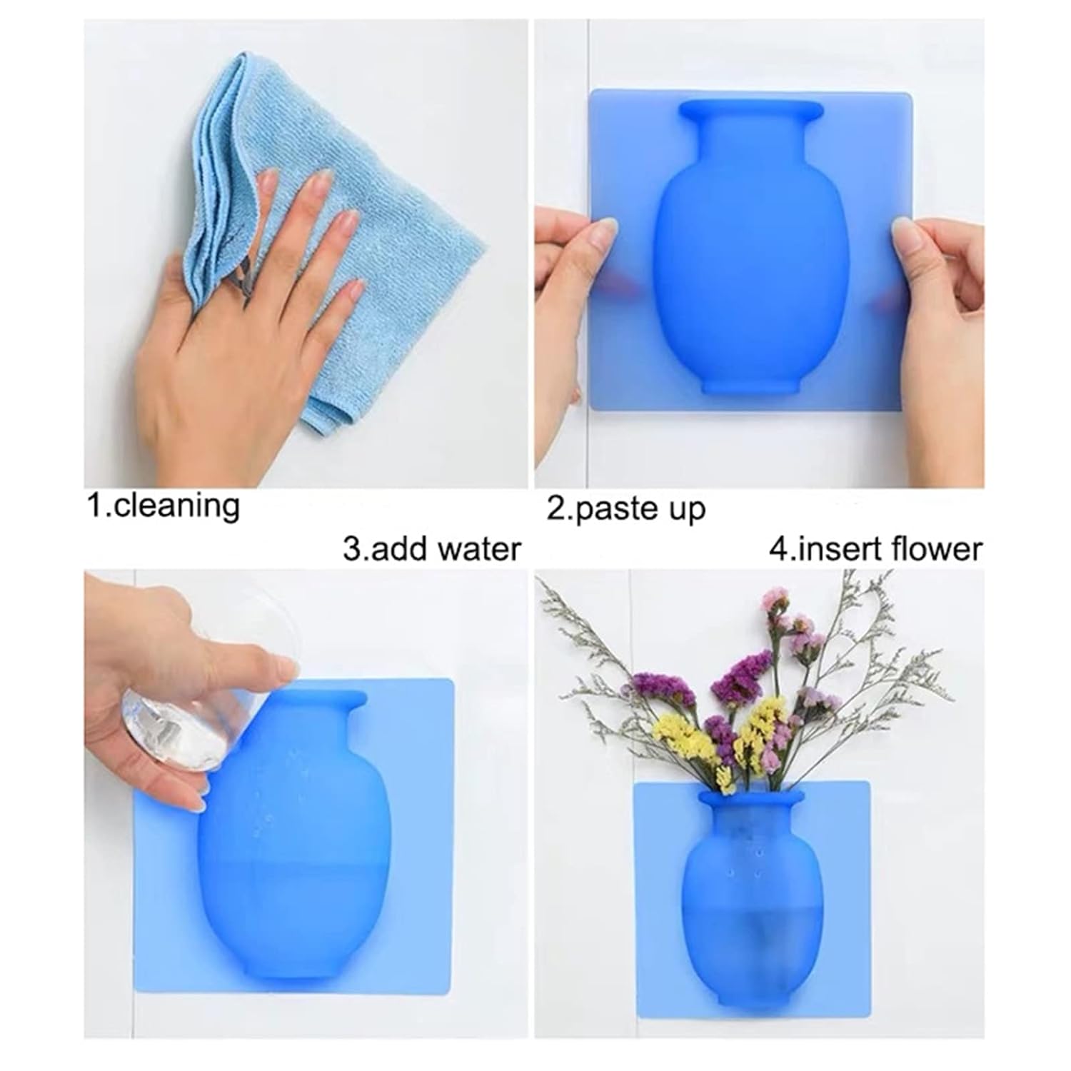 Flower Vase Home Decoration Flower Pot Vasing Flowers- Magic Silicone Vase VueVase™️ Magic Silicone Vase Zaavio®