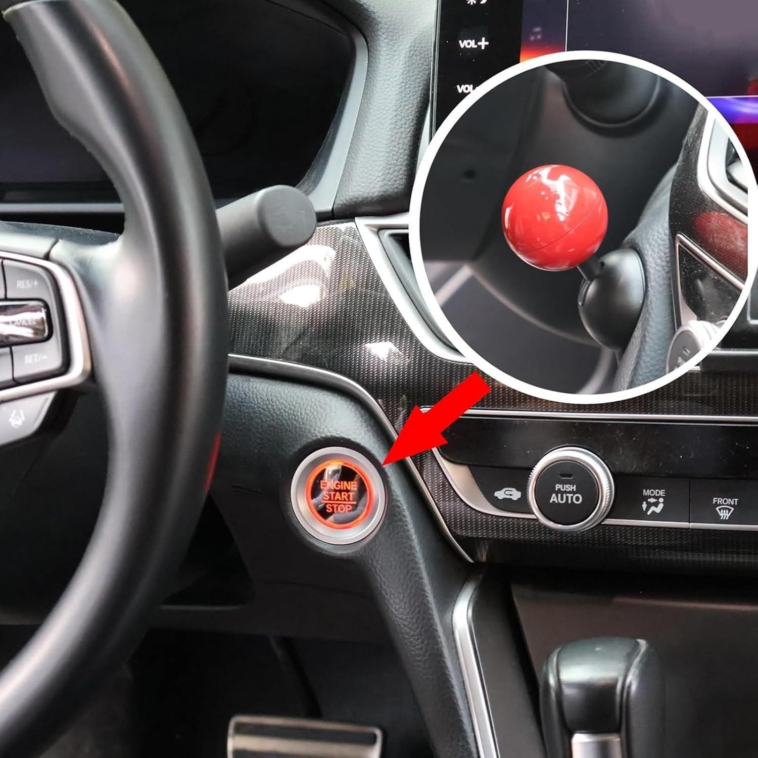 FunIgnite™️ | Car Accessories Interior Car Stuff Accessory Starter Button  FunIgnite™️ Car Push Joystick Start Button Cover Zaavio®