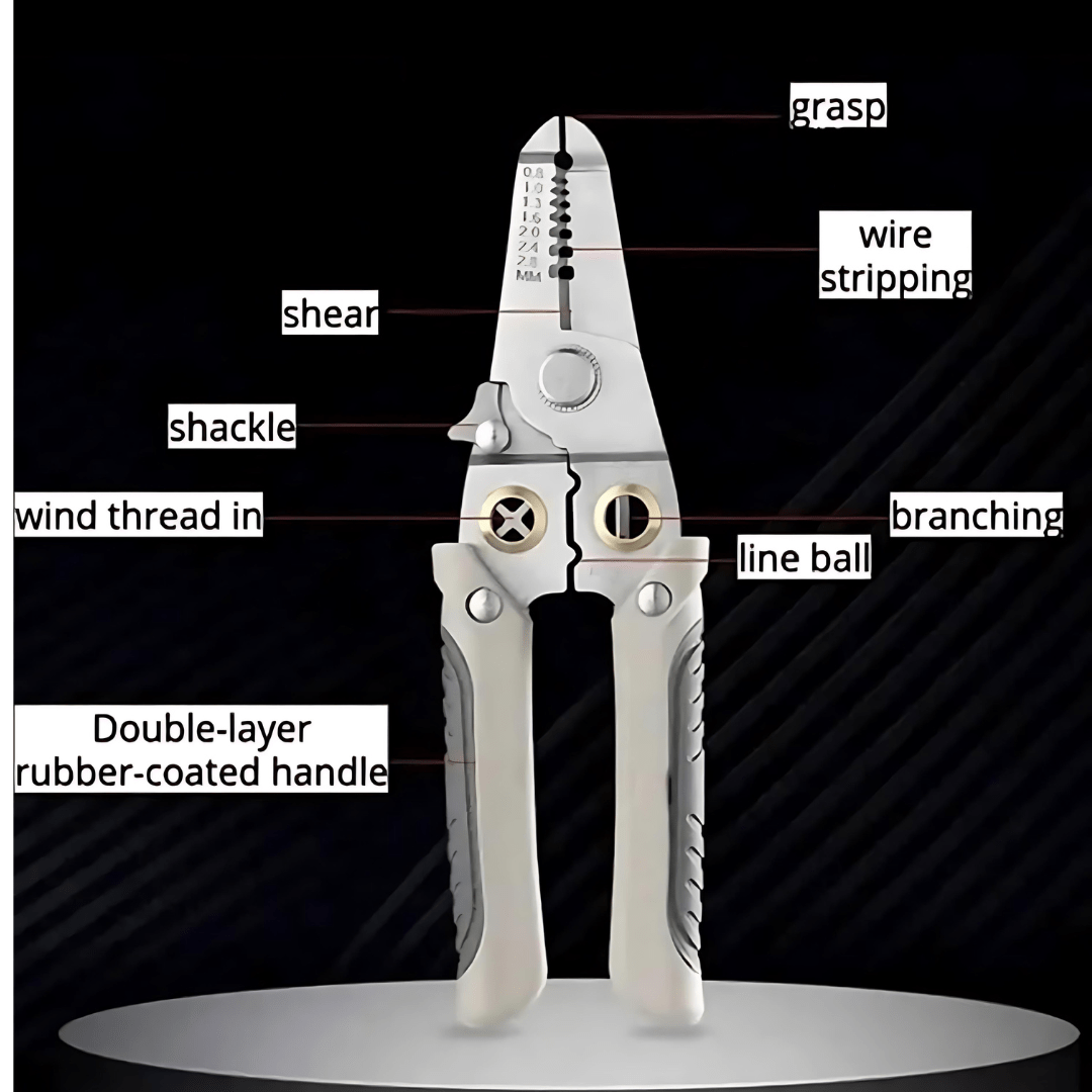 GripLoxio™️ | Wire Stripper Cutter Tool Cable Hand Cutter Electrician Tool GripLoxio™️ Multi-functional Wire Stripper & Cutter Zaavio®