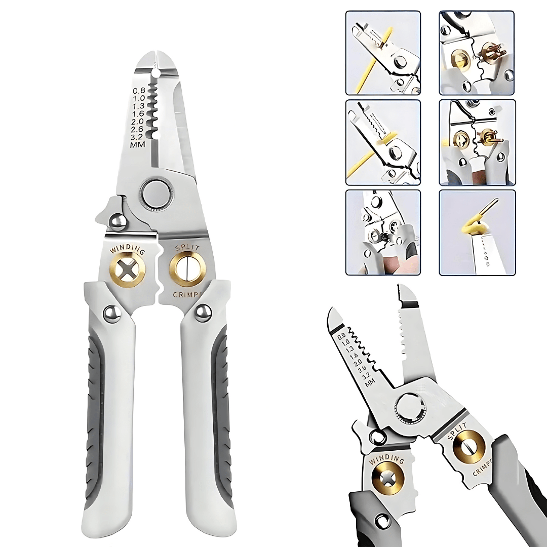 GripLoxio™️ | Wire Stripper Cutter Tool Cable Hand Cutter Electrician Tool GripLoxio™️ Multi-functional Wire Stripper & Cutter Zaavio®