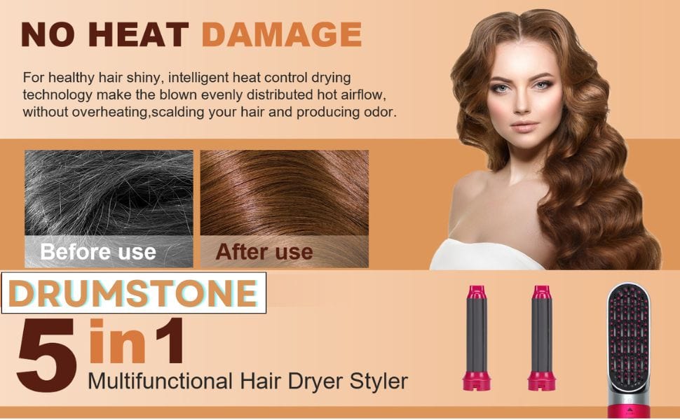 Hairmaxo™️ | Hair Styler Hairdresser Dryer For Hair Salon Comb Straightener Hairmaxo™️ 5 in 1 Multifunctional Hair Styling Tool Zaavio®