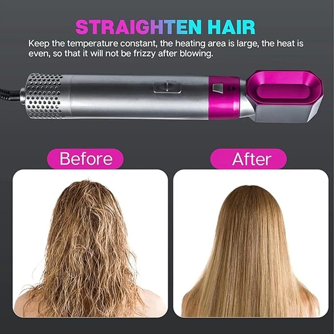 Hairmaxo™️ | Hair Styler Hairdresser Dryer For Hair Salon Comb Straightener Hairmaxo™️ 5 in 1 Multifunctional Hair Styling Tool Zaavio®