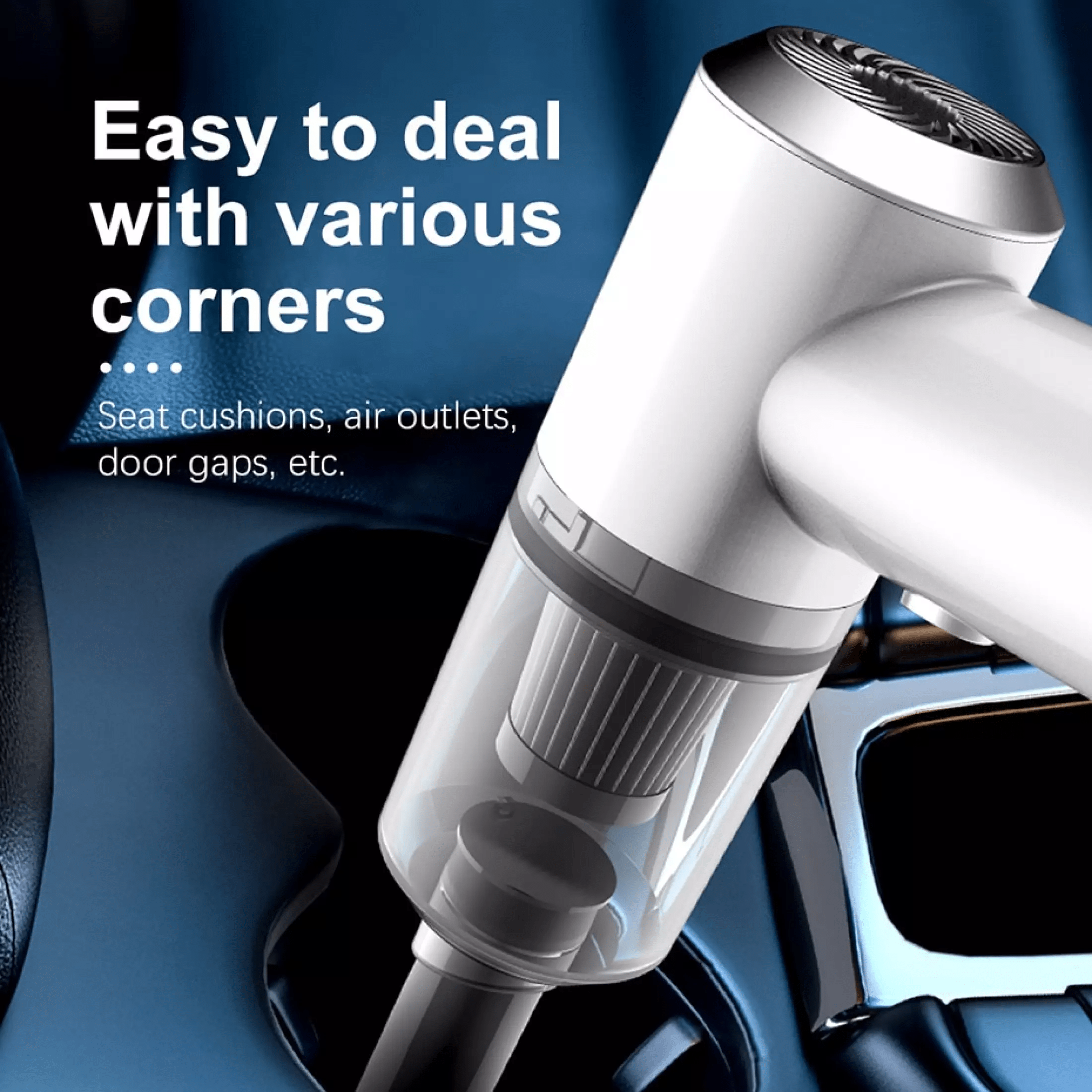 Handheld Vacuum Cleaner for Home and Car Cordless Portable -  Vacuumly™ Vacuumly™ Zaavio®