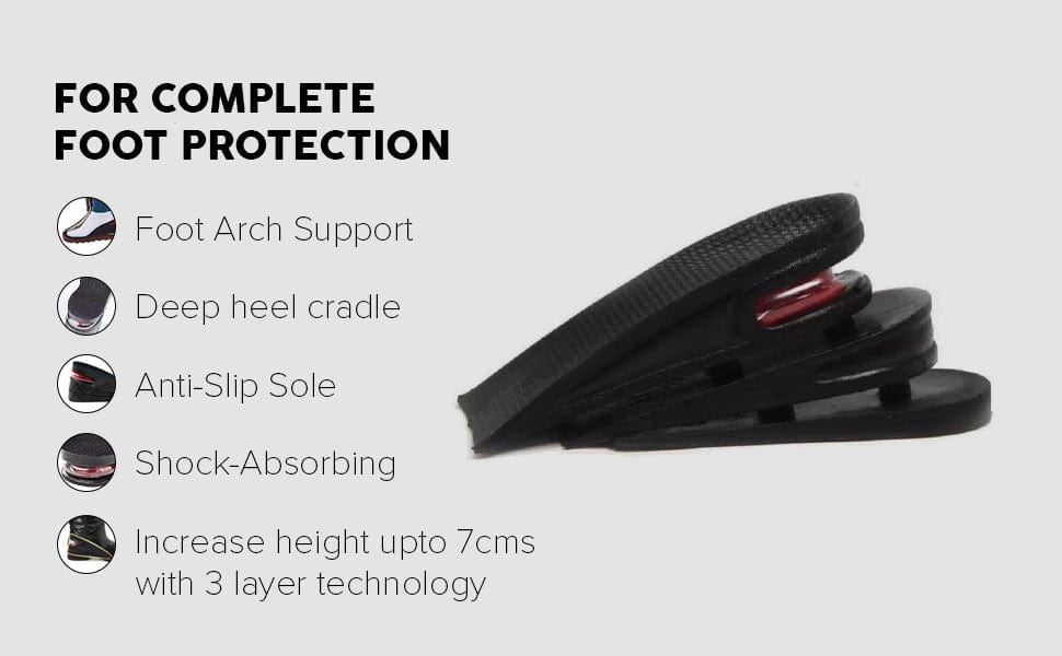 Height Enhancing Shoe Insoles Zaavio®