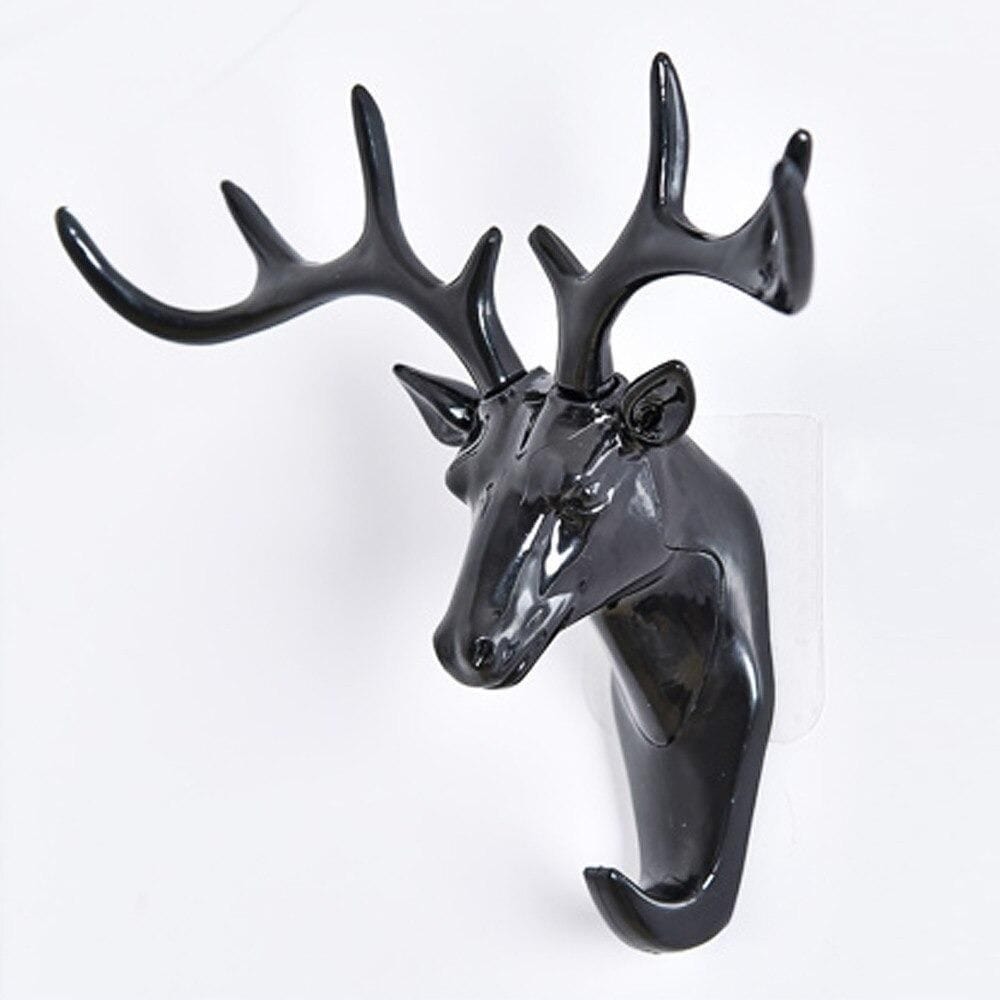 Home Decoration Wall Hanging Decorative Wall Hanger Key Holder - Self Adhesive Deer Head Hanging Hook AntlerGrip™️ Self Adhesive Deer Head Hanging Hook Zaavio®