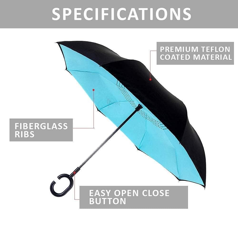 Inverted Reversible Umbrella (Multicolor) Zaavio®