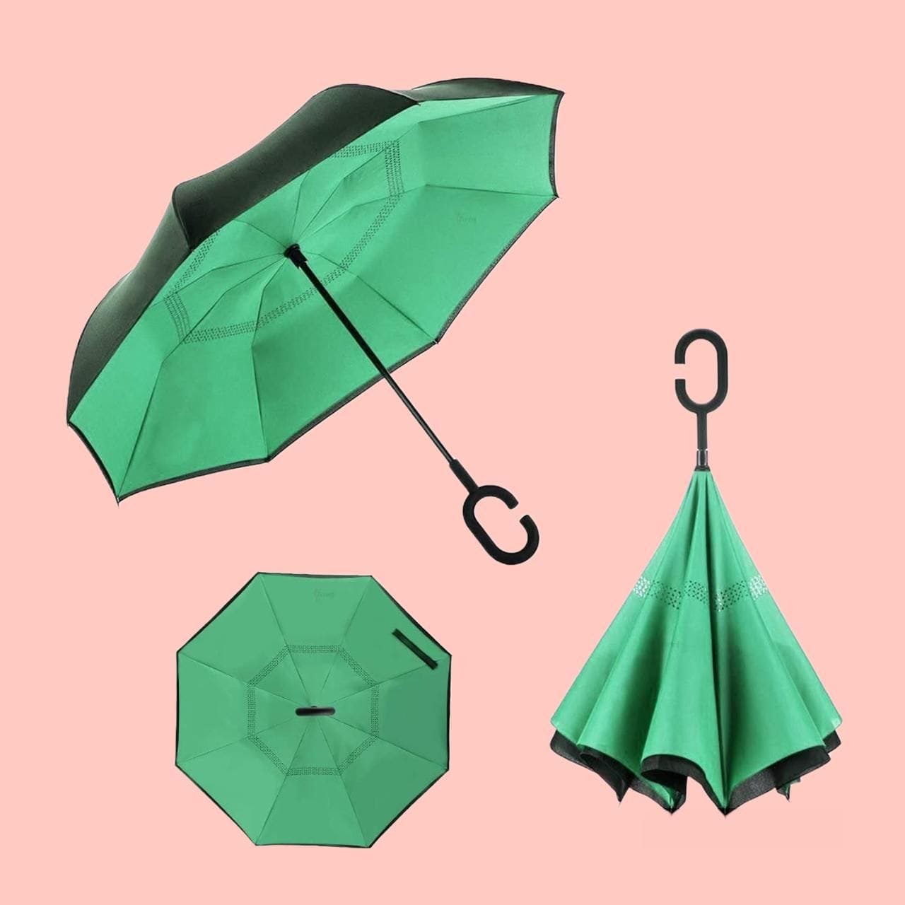 Inverted Reversible Umbrella (Multicolor) Zaavio®