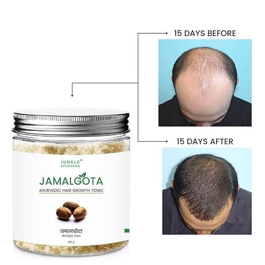 Jamalgota Ayurvedic Hair Growth Powder (Pack of 2) | Hair Care Fall Treatment Ayurvedic Hairline Products Jamalgota Ayurvedic Hair Growth Powder (Pack of 2) Zaavio®