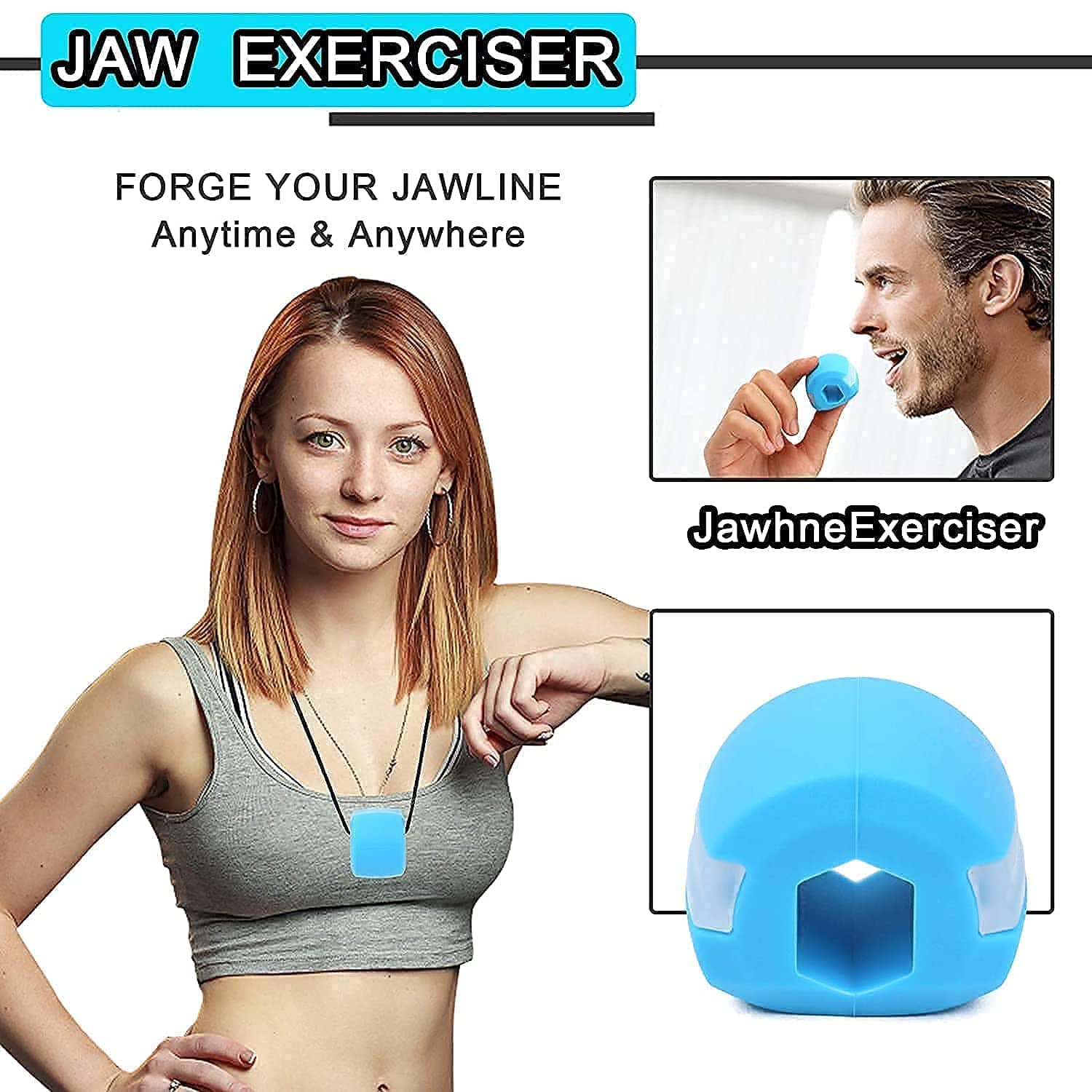 Jawline Exerciser (Pack of 2) Zaavio®