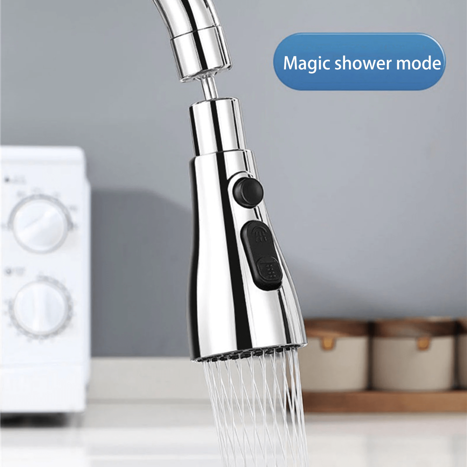 Kitchen Accessories Sink Tap Water Aerator Faucet Tap Purifier  - 3 Modes Water Faucet Sprayer Faucezy™️ 3 Modes Water Sprayer Zaavio®