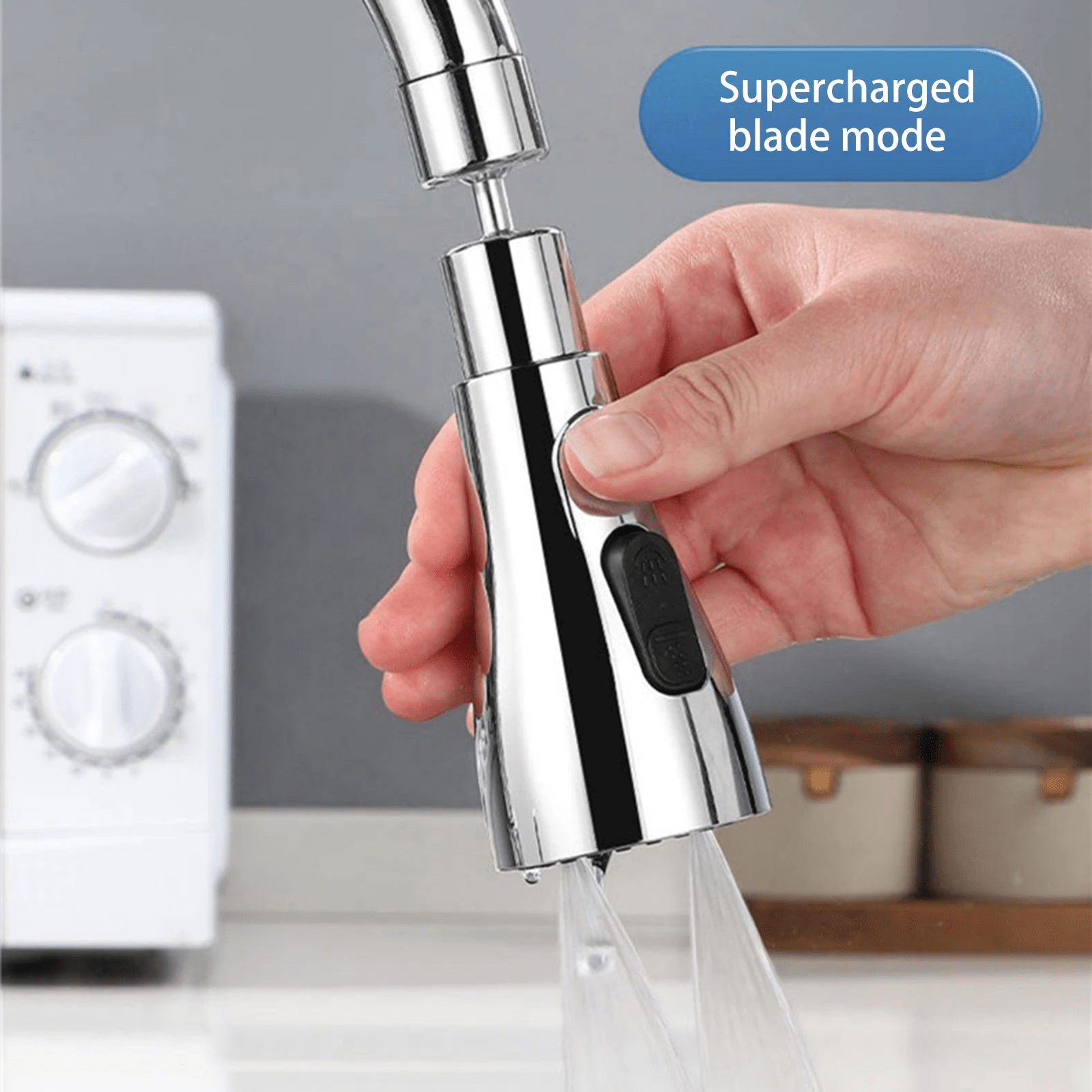 Kitchen Accessories Sink Tap Water Aerator Faucet Tap Purifier  - 3 Modes Water Faucet Sprayer Faucezy™️ 3 Modes Water Sprayer Zaavio®