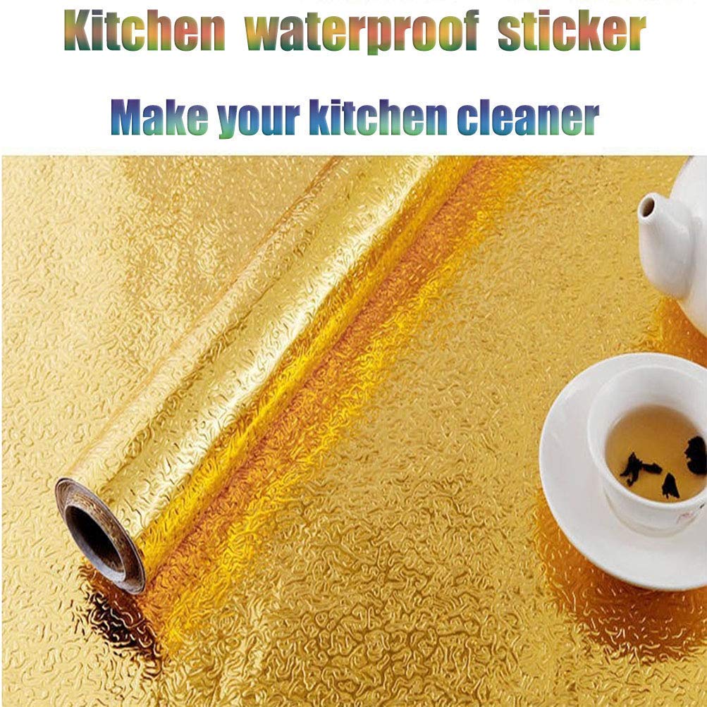 Kitchen Oil-proof Stickers Waterproof {Pack of 2) 4 Metres Zaavio®