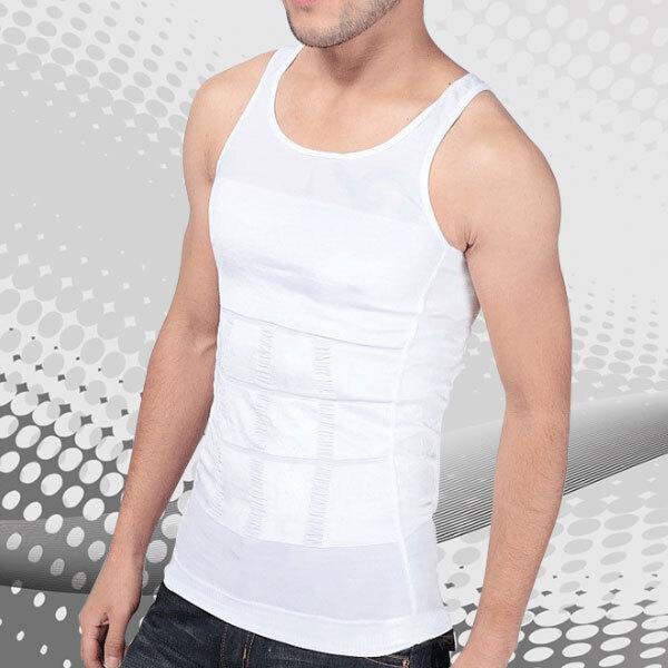 Men Tummy Tucker Slimming Vest Mens Waist Trainer Undershirt Trimmer - Flexvest™ Flexvest™ Zaavio®