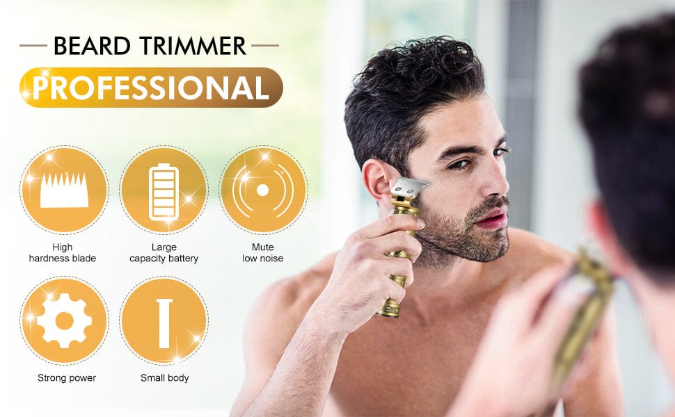 Mens Trimmer Beard Clipper Cutting Machine Hair Shaving Razor - Trimoxo™ With 4 Attachments Trimoxo™ Professional 6 in 1 Trimmer Zaavio®