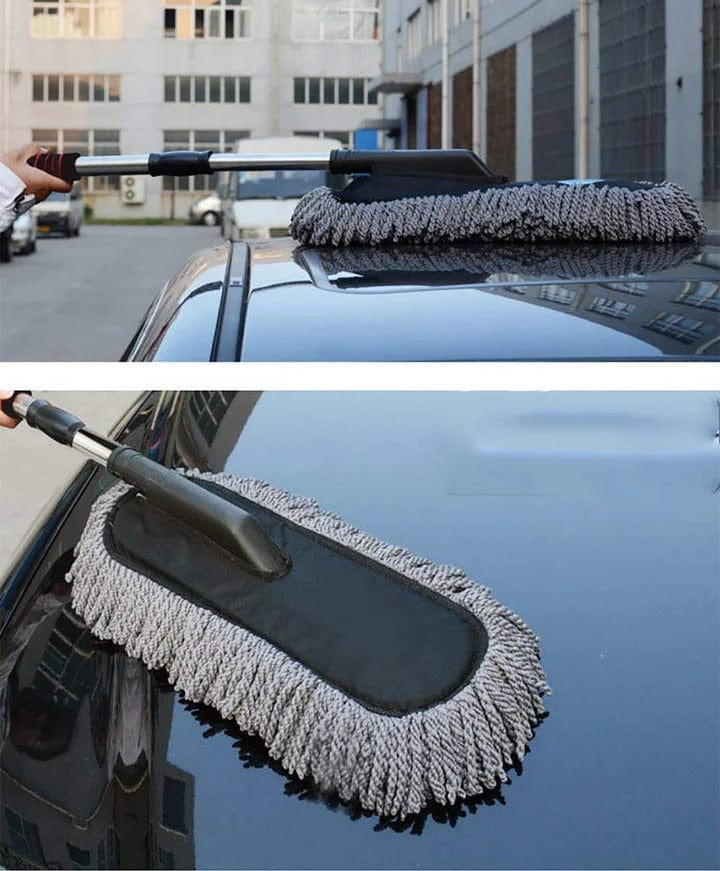 Microfiber Car Cloths Cleaning Kit Interior Products Brush - Ezydust™️ Ezydust™️ Microfiber Telescopic Car Top Duster Zaavio®