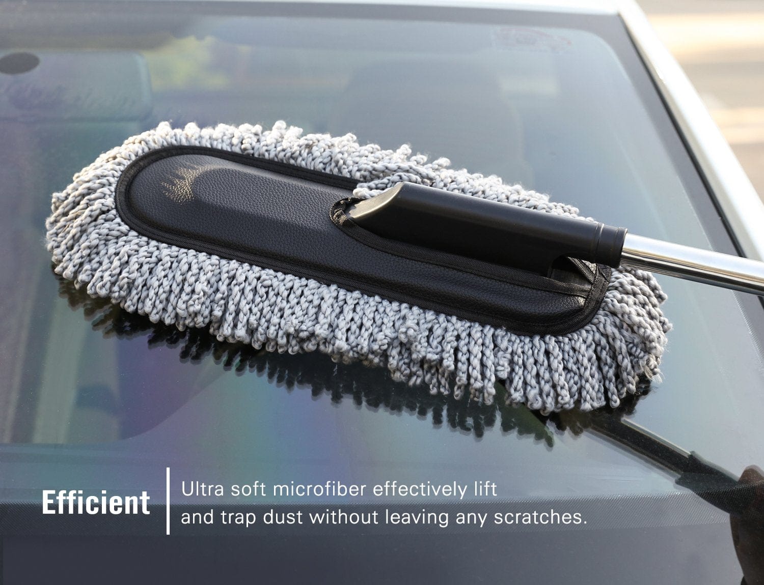 Microfiber Car Cloths Cleaning Kit Interior Products Brush - Ezydust™️ Ezydust™️ Microfiber Telescopic Car Top Duster Zaavio®