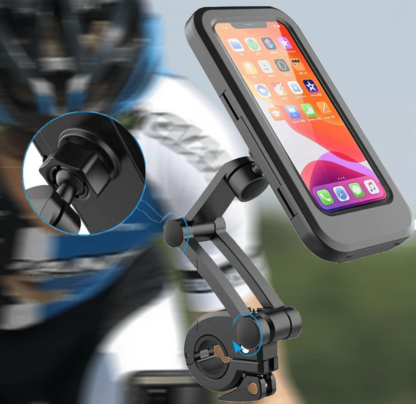 Mobile Holder For Bike Phone Holder On Bike Bicycle Mobile Holder - Ridevize™️ Ridevize™️ Zaavio®