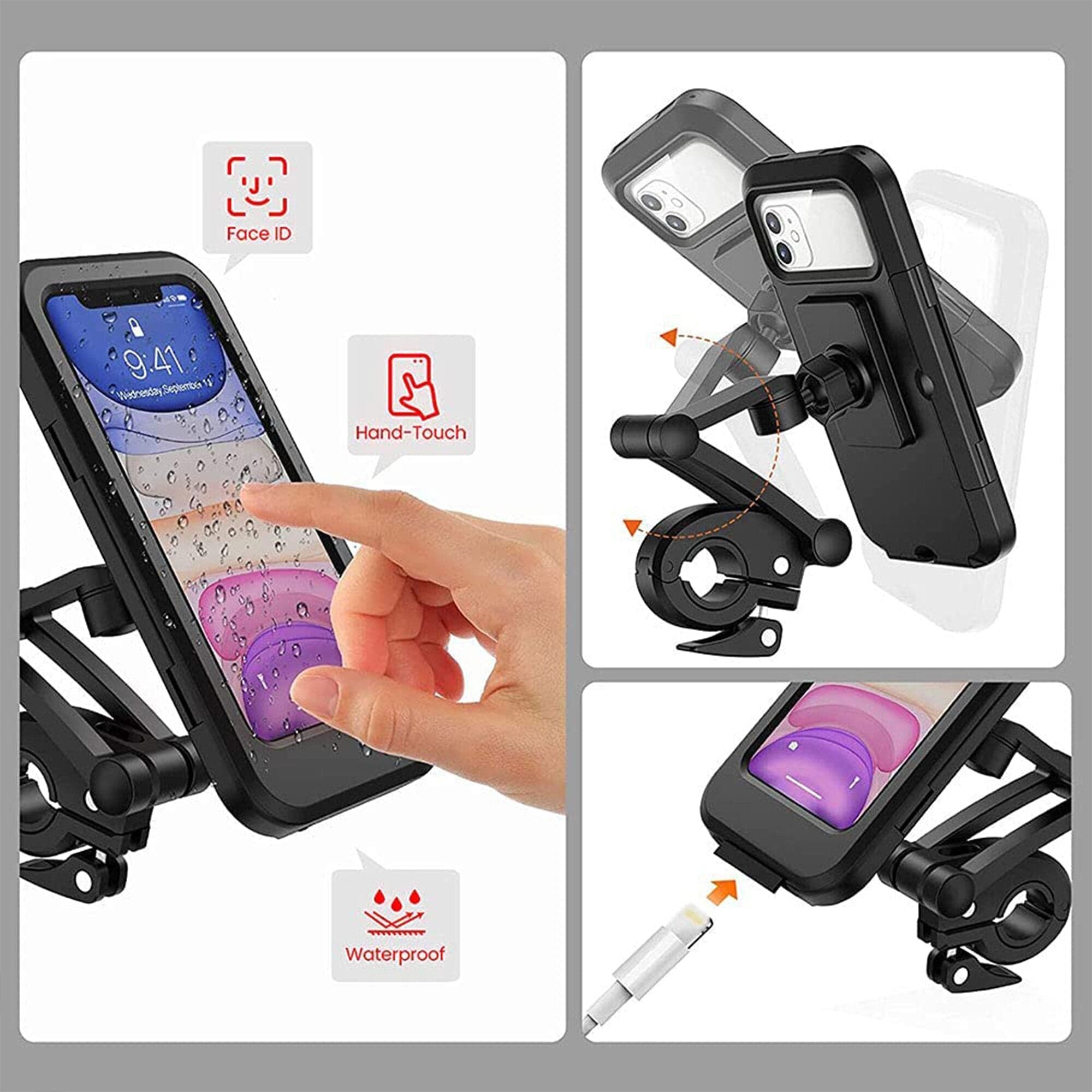 Mobile Holder For Bike Phone Holder On Bike Bicycle Mobile Holder - Ridevize™️ Ridevize™️ Zaavio®