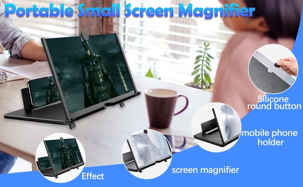 Mobile Screen Magnifier Smartphone Screen Enlarger Glass - Magnifone™ Magnifone™ Screen Amplifier Zaavio®