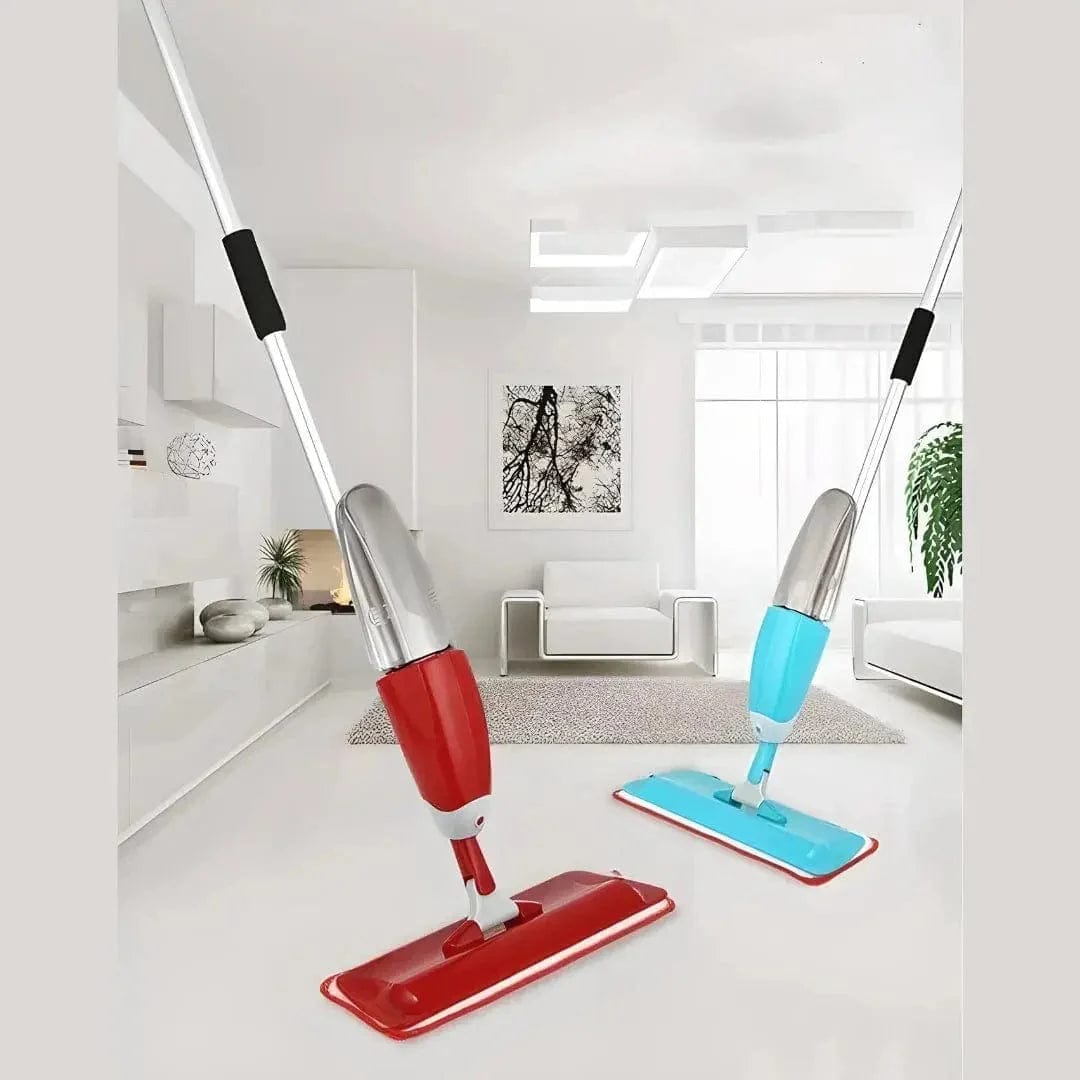 Mopify™️ | Tile Cleaner Bathroom Floor Cleaning Brush Kitchen Mop Brush Wiper Mopify™️ Floor Cleaning Mop Stick with Spray Bottle Zaavio®