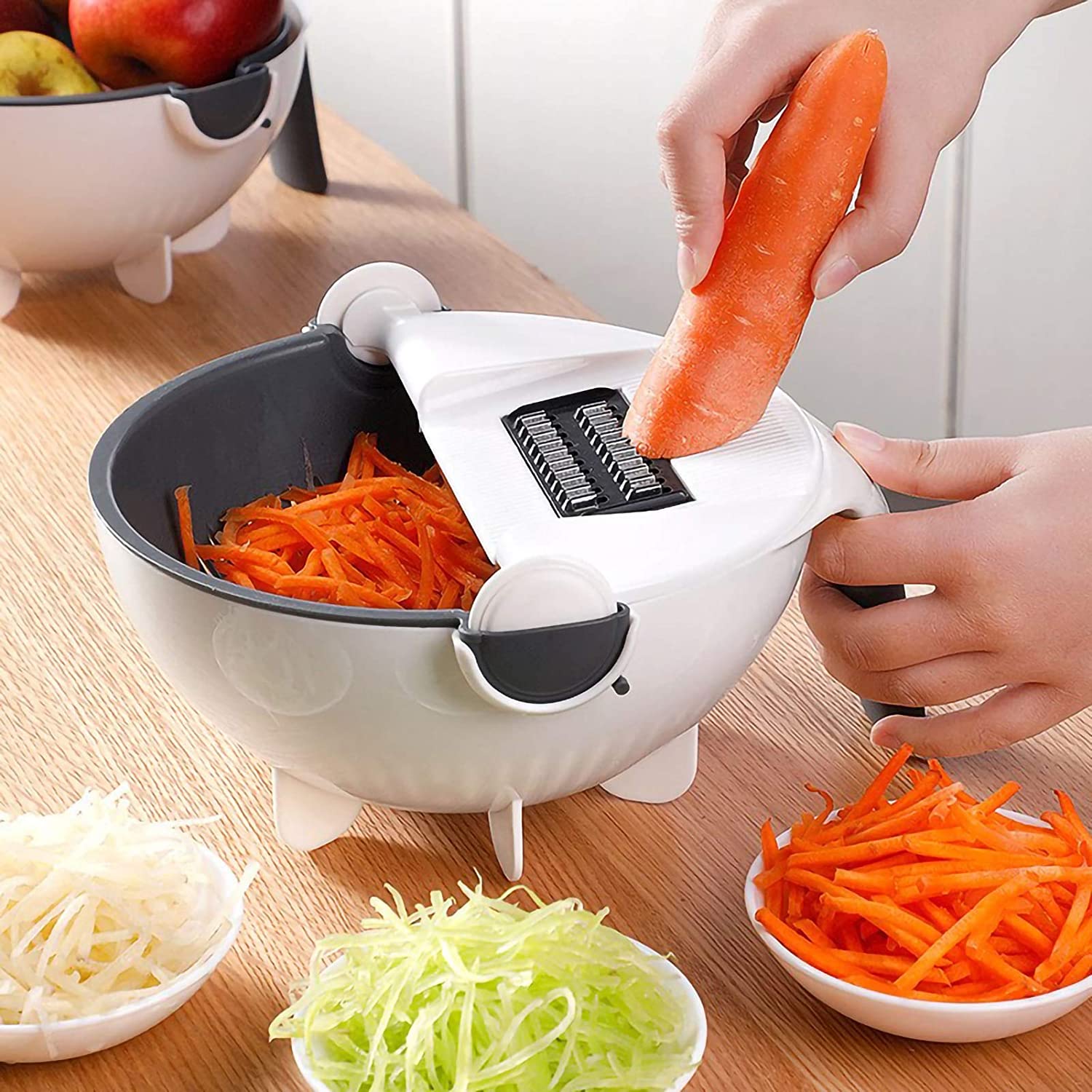 Multifunctional Slicer Cutter Vegetable Strainer Potato Carrot Grater - Slickio™ Slickio™ Zaavio®