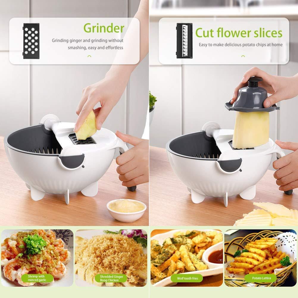 Multifunctional Slicer Cutter Vegetable Strainer Potato Carrot Grater - Slickio™ Slickio™ Zaavio®