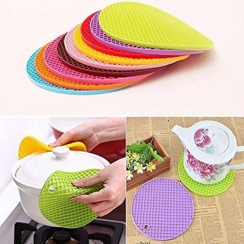 Multipurpose Silicone Reusable Mat (Pack of 4) Zaavio®