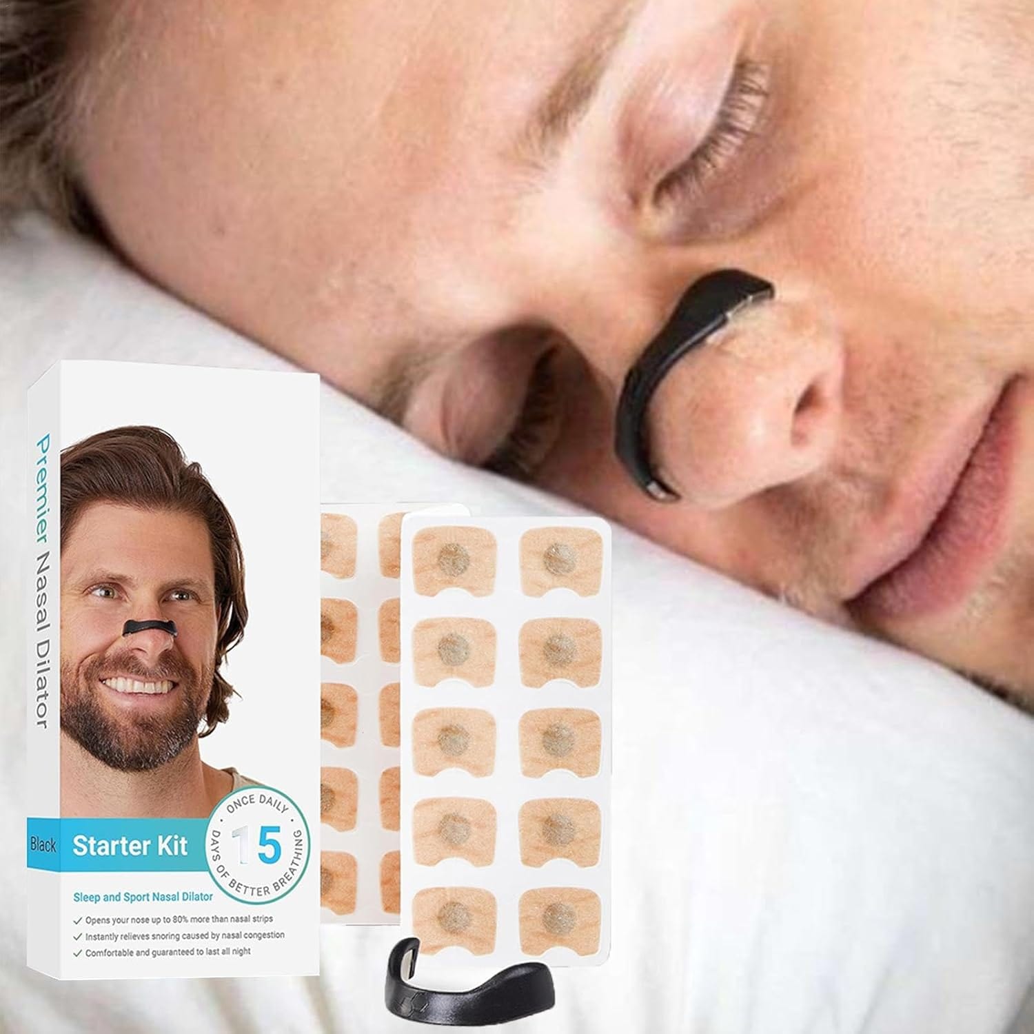 Napzieo™ | Strip For Nose Snoring Device Nasal Strips Anti Snoring Napzieo™️Breathing Nasal Strip Kit Zaavio®