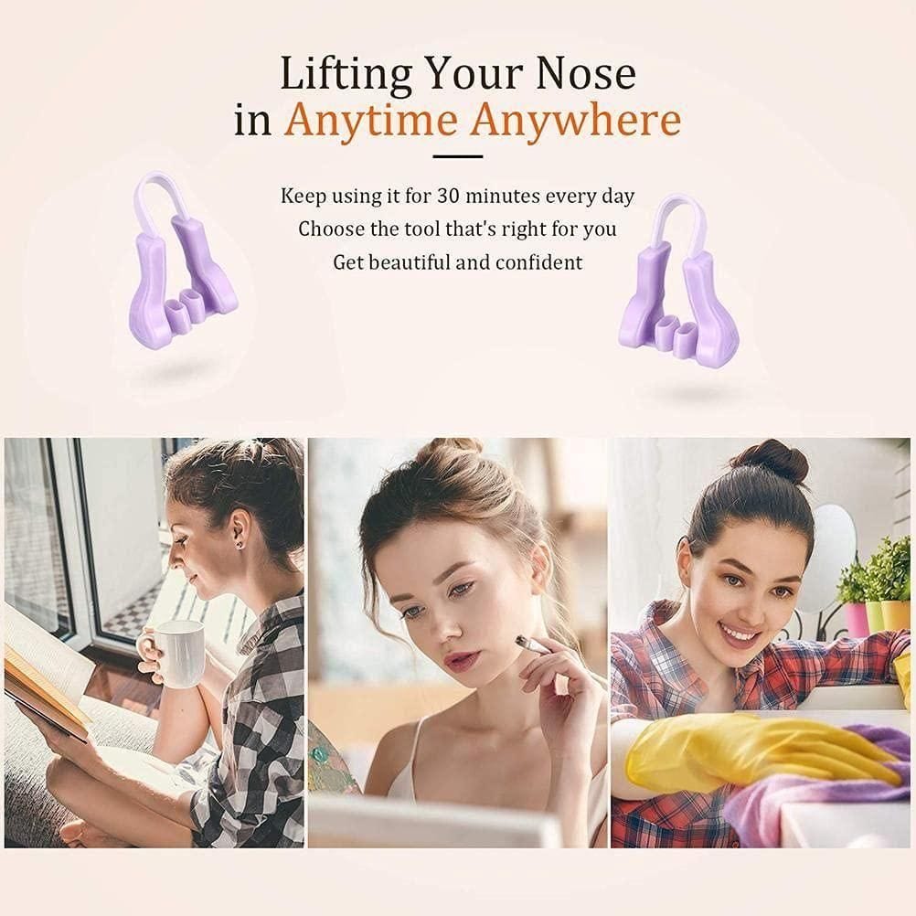 Noseclipper™️ | Nose Reshaping Rhinoplasty Nose Shaper Clip Bridge Noseclipper™️ Silicone Nose Shaper Clip Zaavio®