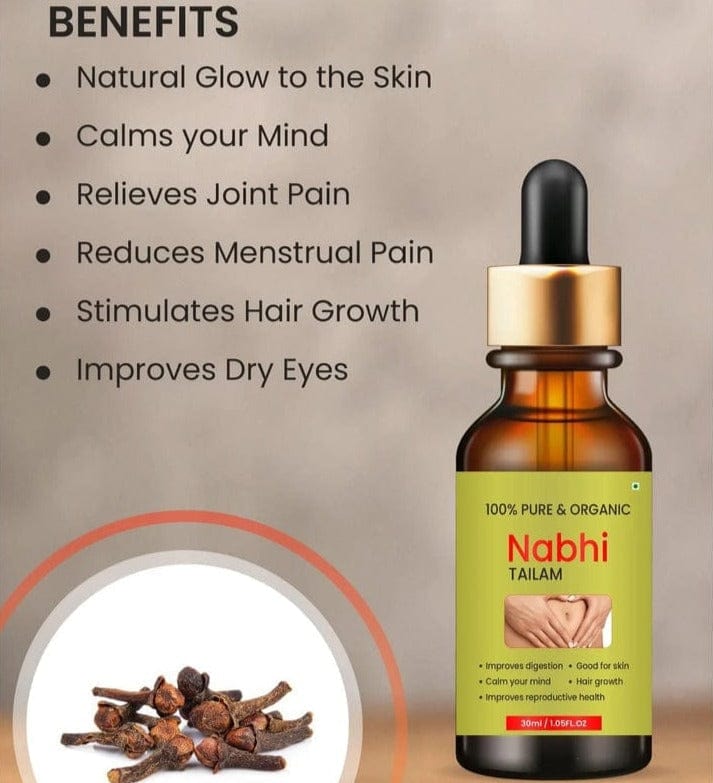 Oil For Navel Belly Button Castor Oil For Stomach- NabhiGlo™️ (Pack of 2) NabhiGlo™️ Ayurvedic Belly Oil (Pack of 2) Zaavio®