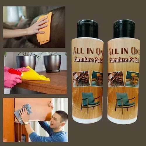 Pack of 2 Furniture Wood polish for Cleaning (Buy 1, Get 1 Free) Zaavio®