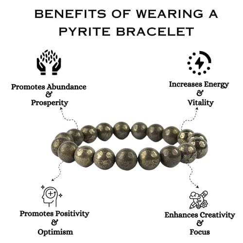 Pack of 2 Pyrite Bracelet (Buy 1, Get 1 Free) Zaavio®