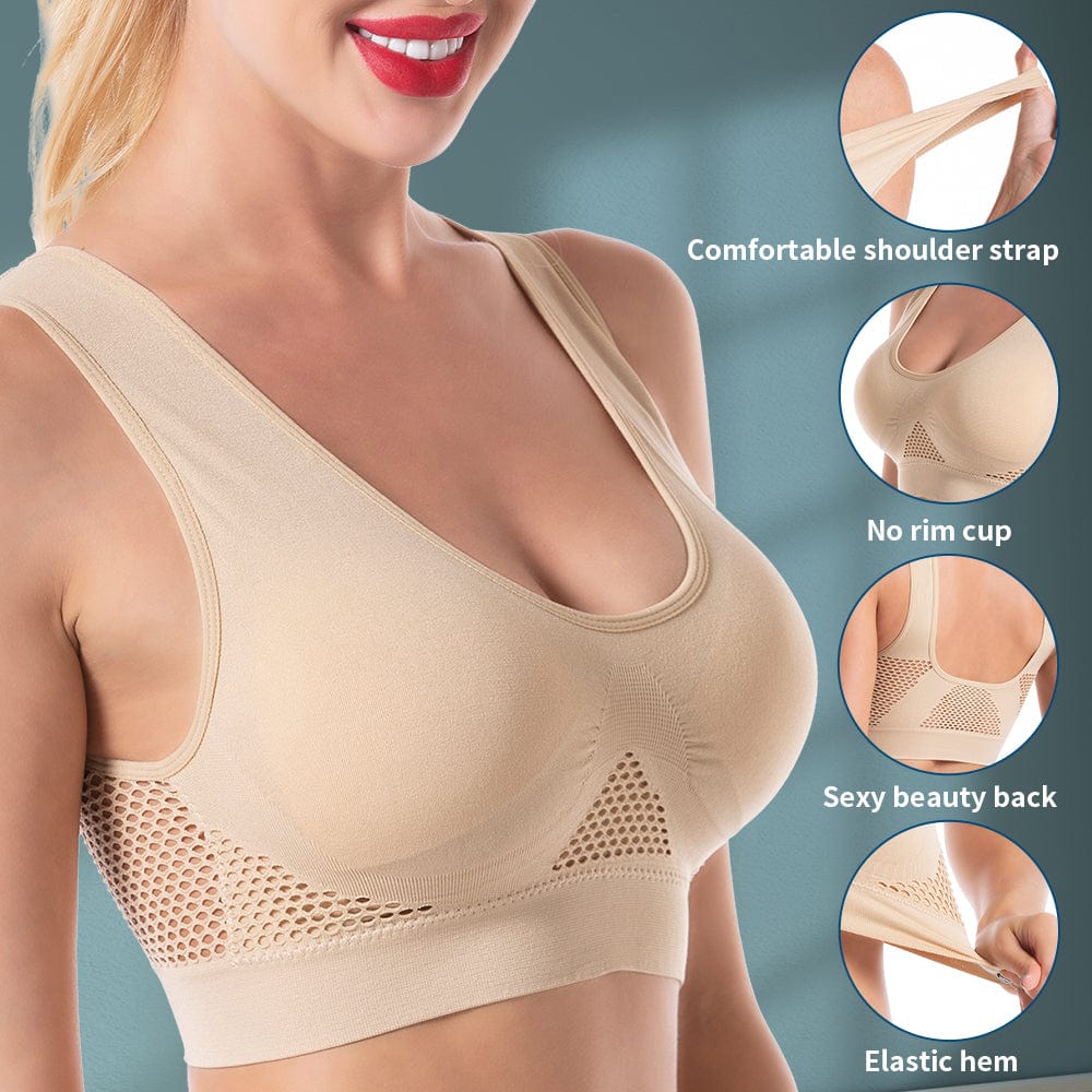 Pack of 3 Women's Cotton Solid Non Padded Air Bra (Pack of 3) Zaavio®