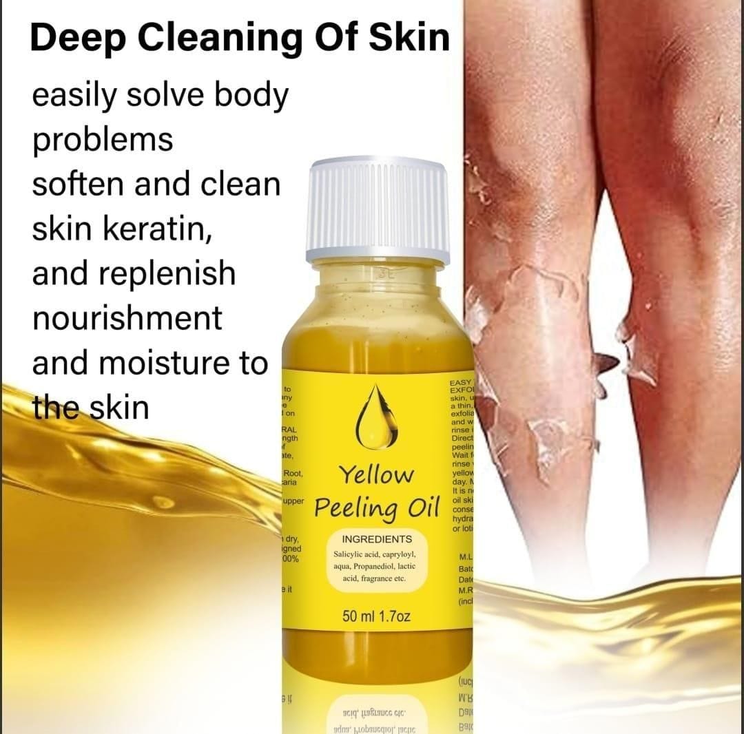 RadiateResplend™️| Peeling Oil for Skin (Pack of 2) | Skin-Care Body Oil Face Oil Body care Yellow Peeling Oil RadiateResplend™️ Peeling Oil for Skin (Pack of 2) Zaavio®