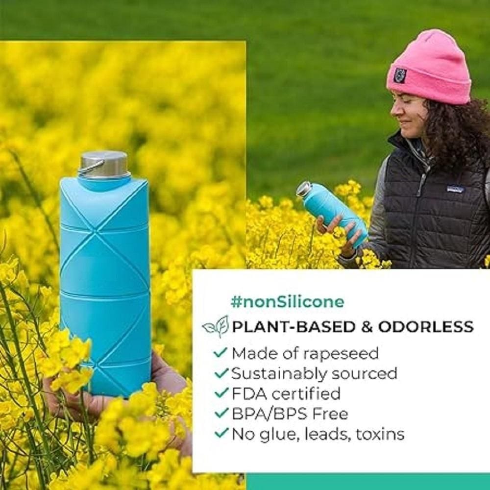 Reusable Foldable Silicone Water Bottle Zaavio®