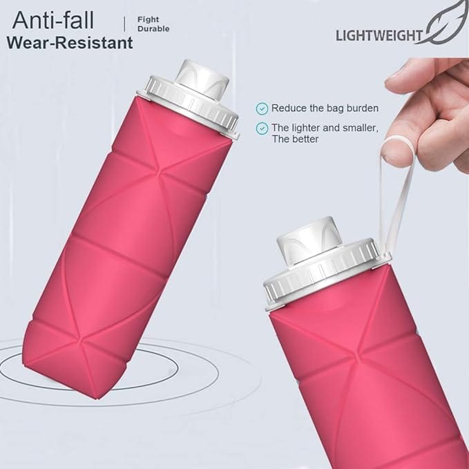 Reusable Foldable Silicone Water Bottle Zaavio®