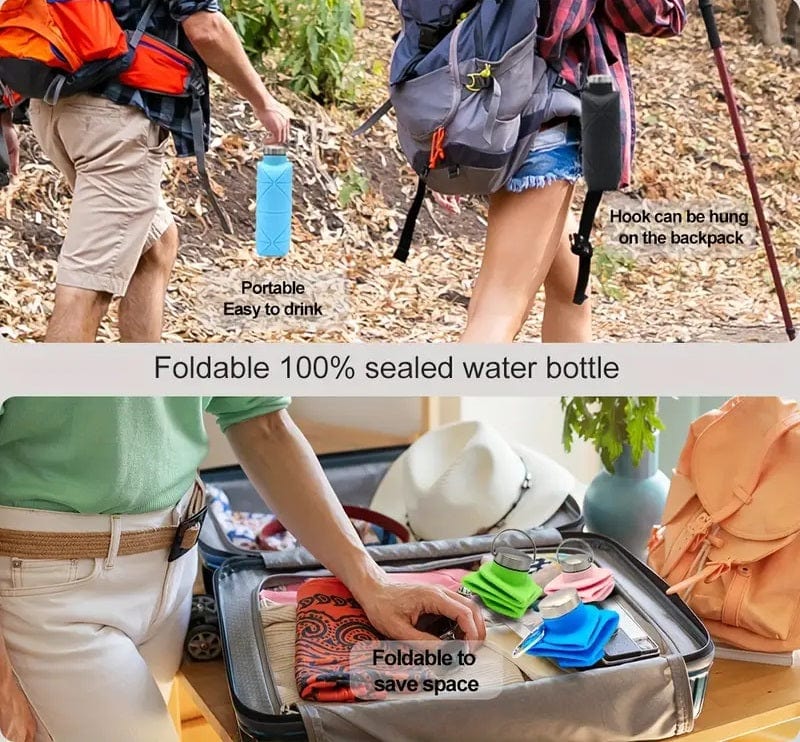 Reusable Foldable Silicone Water Bottle Zaavio®