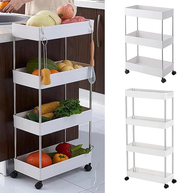 RollEasio™ | Rack Storage Kitchen Shelf Racking Organizer RollEasio™ Multipurpose Storage Organizer Zaavio®