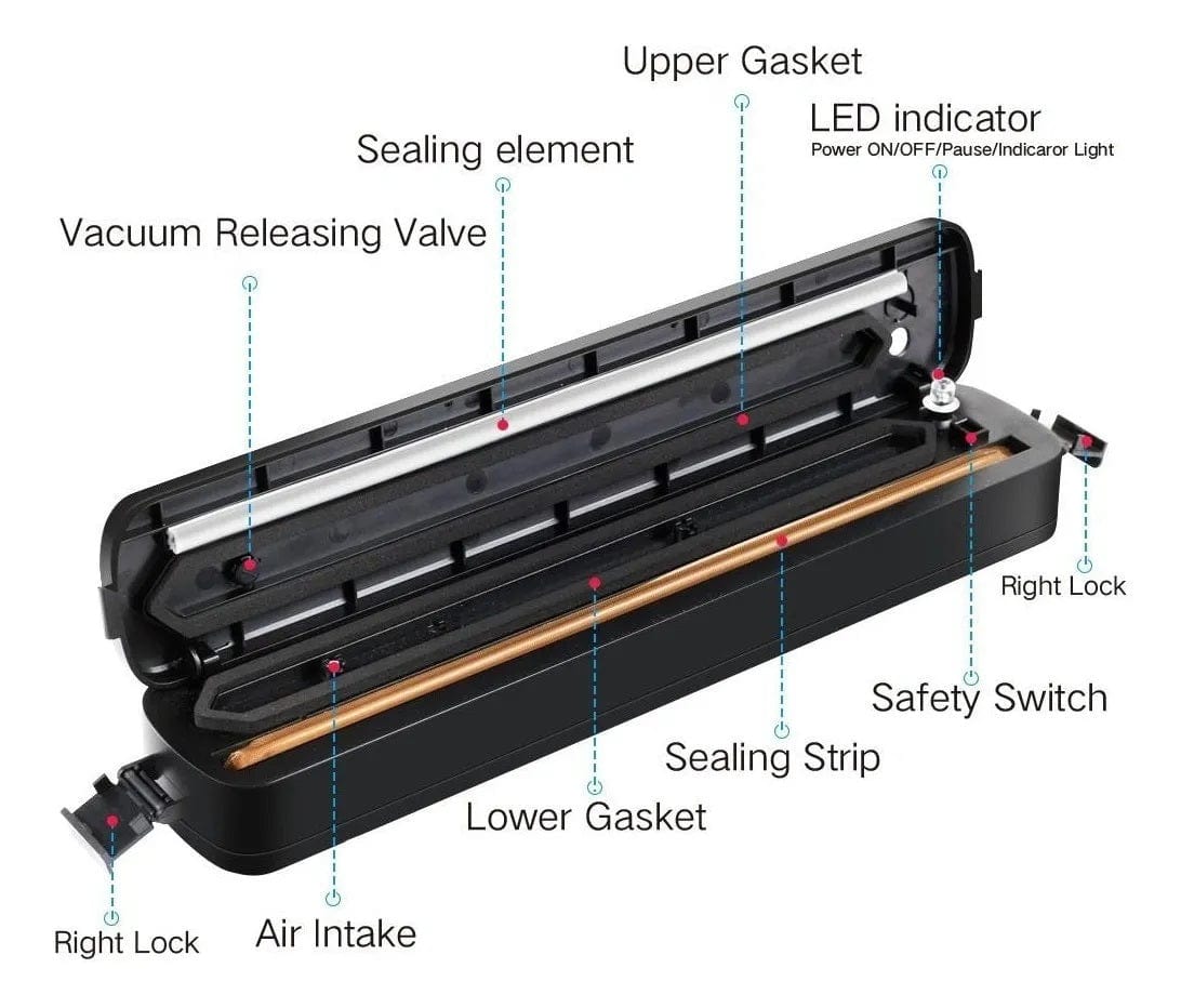 Sealexo™ | Vacuum Sealer Air Tight Packing Food Bags Sealer Machine Sealexo™ Food Vacuum Sealer Zaavio®