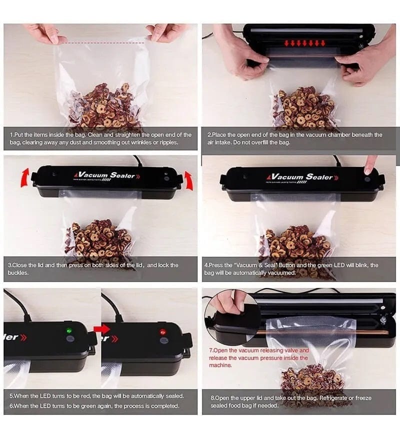 Sealexo™ | Vacuum Sealer Air Tight Packing Food Bags Sealer Machine Sealexo™ Food Vacuum Sealer Zaavio®