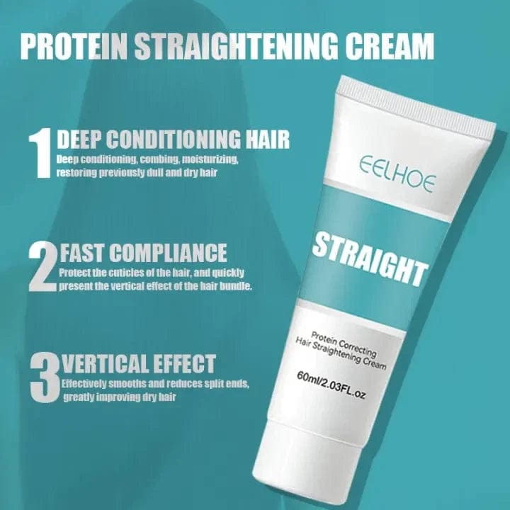 Shineluxy™️ | Hair Straightening Cream Smoothing Hair Cream Hairstyles Product Shineluxy™️Hair Straightener Cream with Protein (Pack of 2) Zaavio®