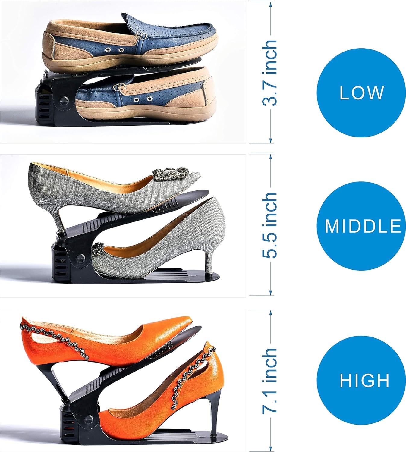 Shoe Organizer - The Adjustable Shoe Rack Space Saver Zaavio®