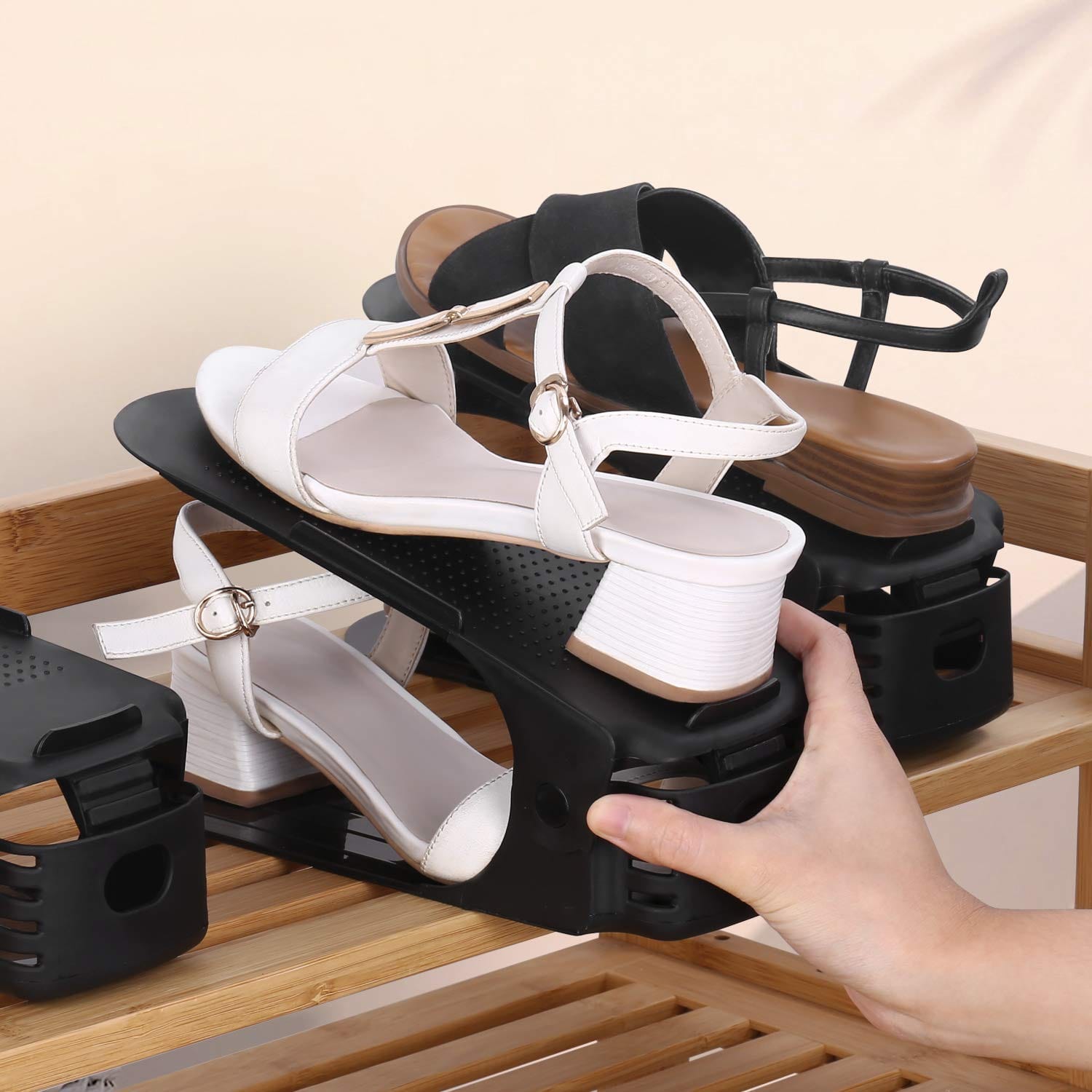 Shoe Organizer - The Adjustable Shoe Rack Space Saver Zaavio®