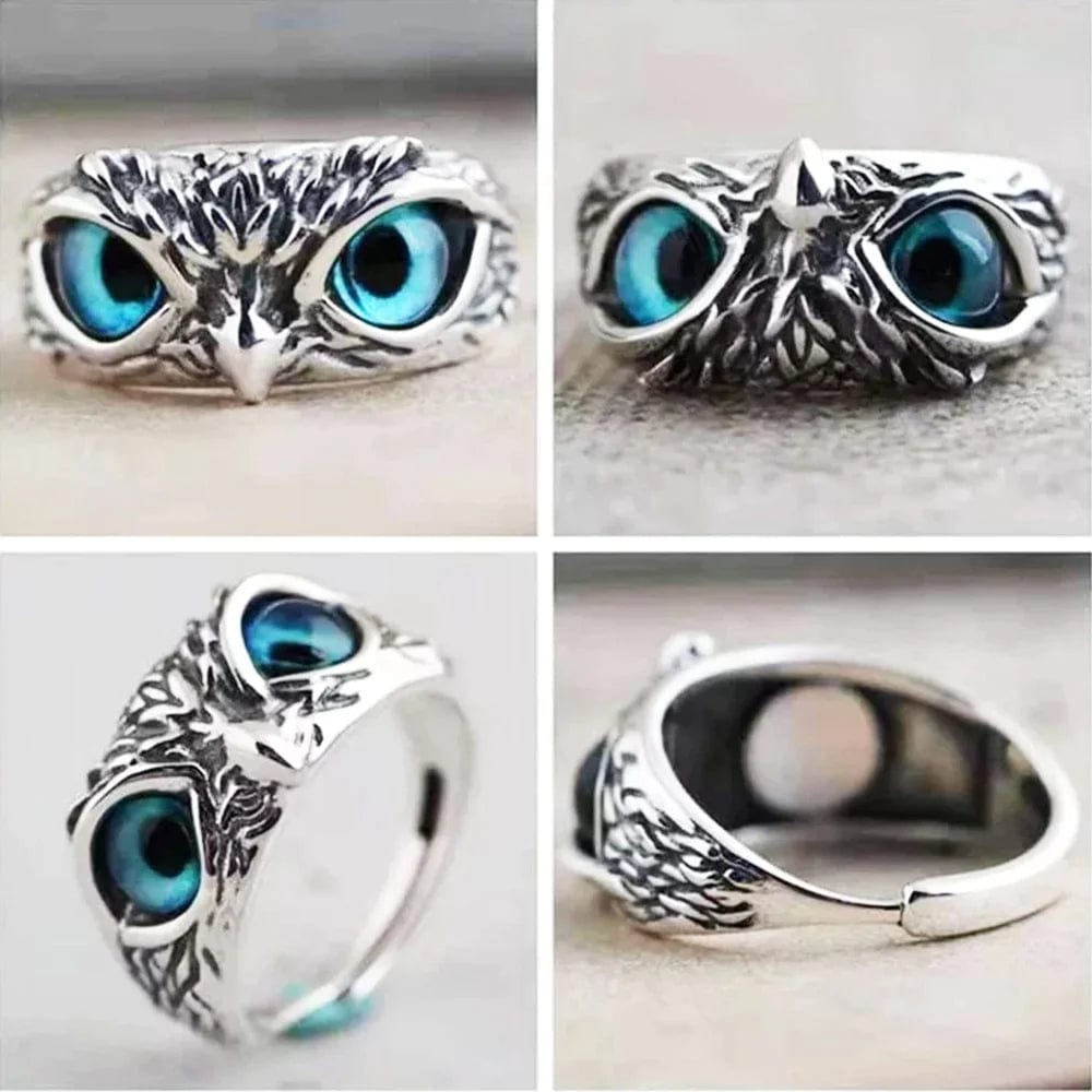 Silver Plated Owl Ring Stone Rings For Men Silver Plated Stone Ring - Buy 1, Get 1 FREE! Silver Plated Owl Ring - Buy 1, Get 1 FREE! Zaavio®