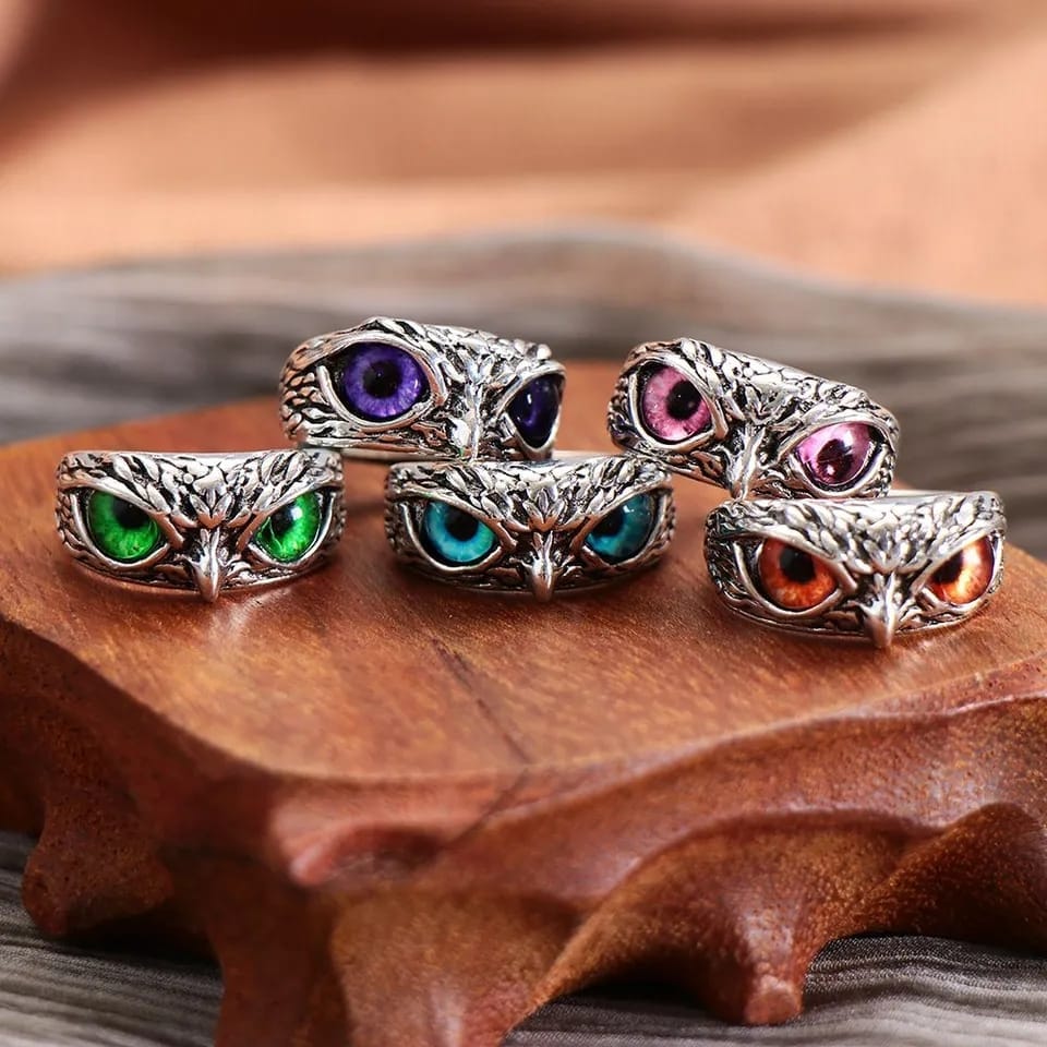 Silver Plated Owl Ring Stone Rings For Men Silver Plated Stone Ring - Buy 1, Get 1 FREE! Silver Plated Owl Ring - Buy 1, Get 1 FREE! Zaavio®