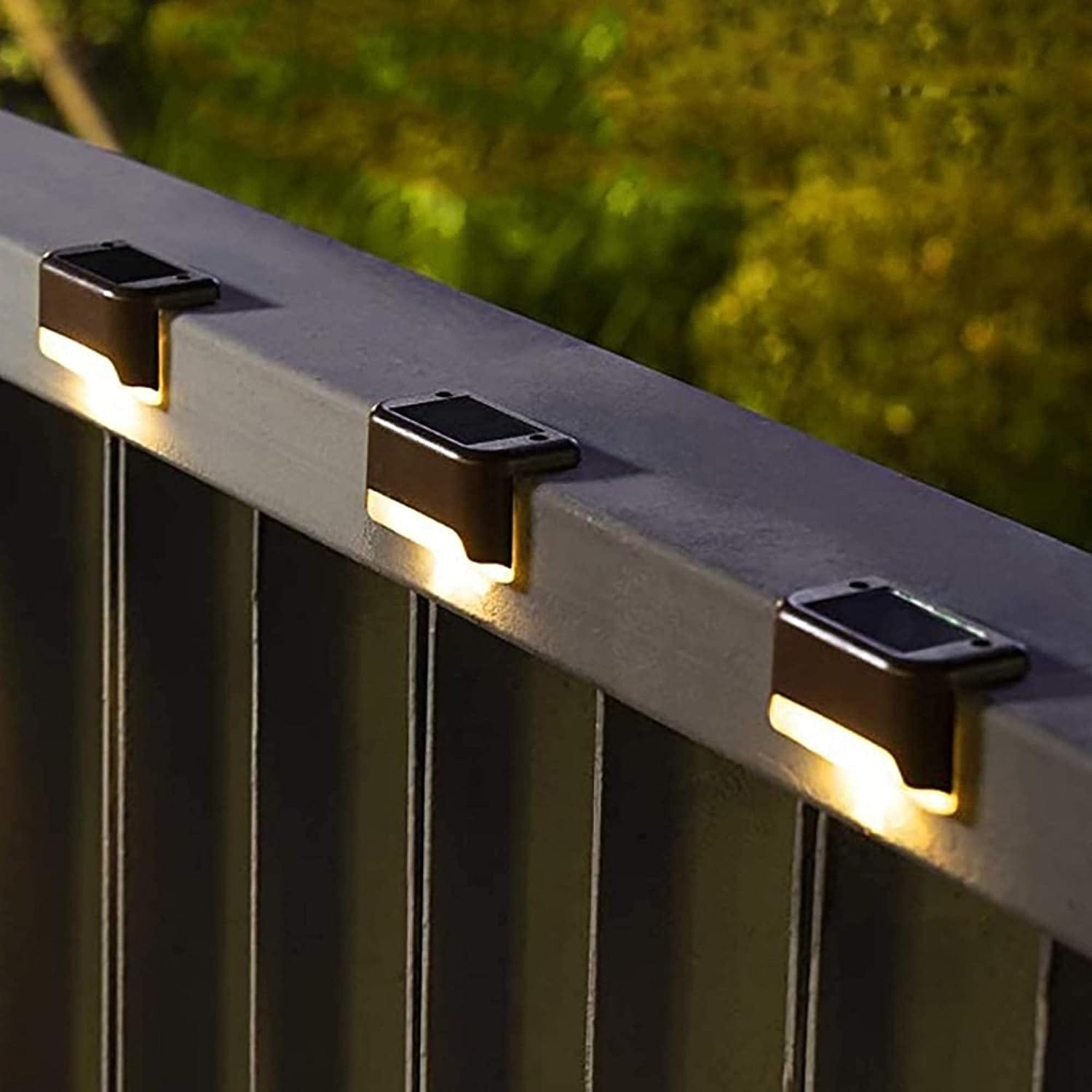 Solar Light Garden Lights Decorative Garden Solar Lamp Outdoor Lights - Solar Stair Lights (Pack of 4/8 Lights) Solarixy™️ Solar-Powered Stair Lights Zaavio®