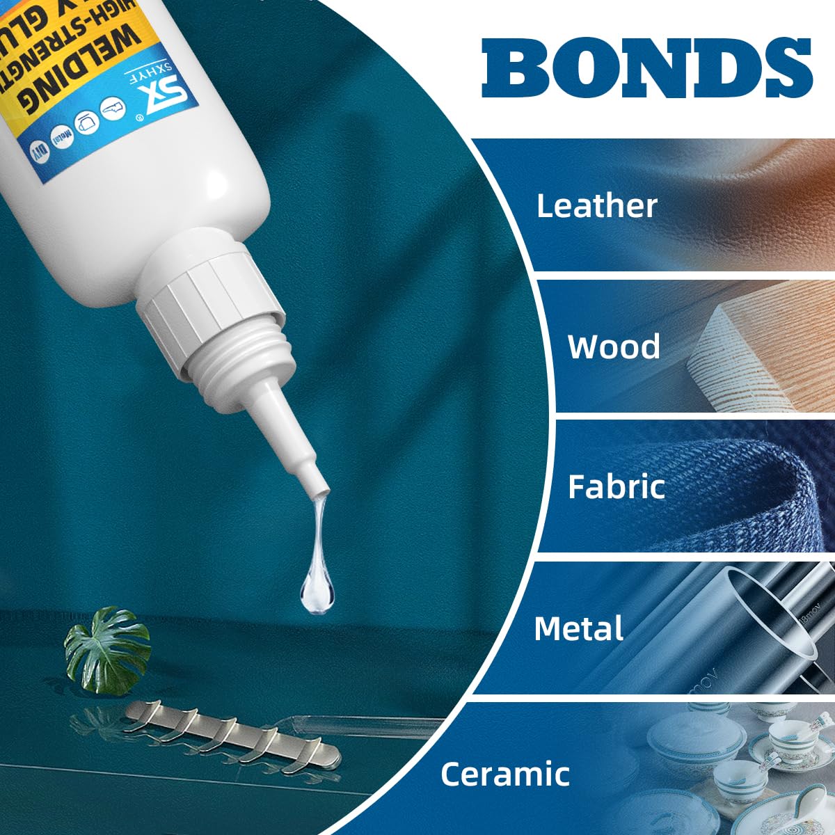 Stick Super Glass Glue Cyanoacrylate Waterproof Adhesive Glue - Bondmaxo™️ Bondmaxo™️ Super Glue Zaavio®