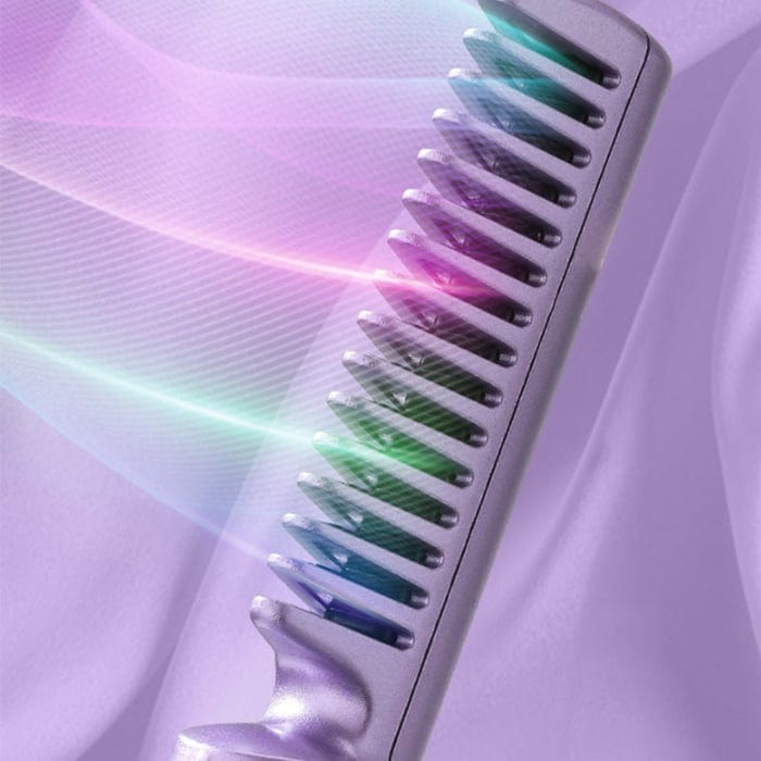 StyleMate™️ | Hair Straightener Brush Comb Straightining Brush With Comb StyleMate™️ Portable Mini Hot Hair Brush Zaavio®