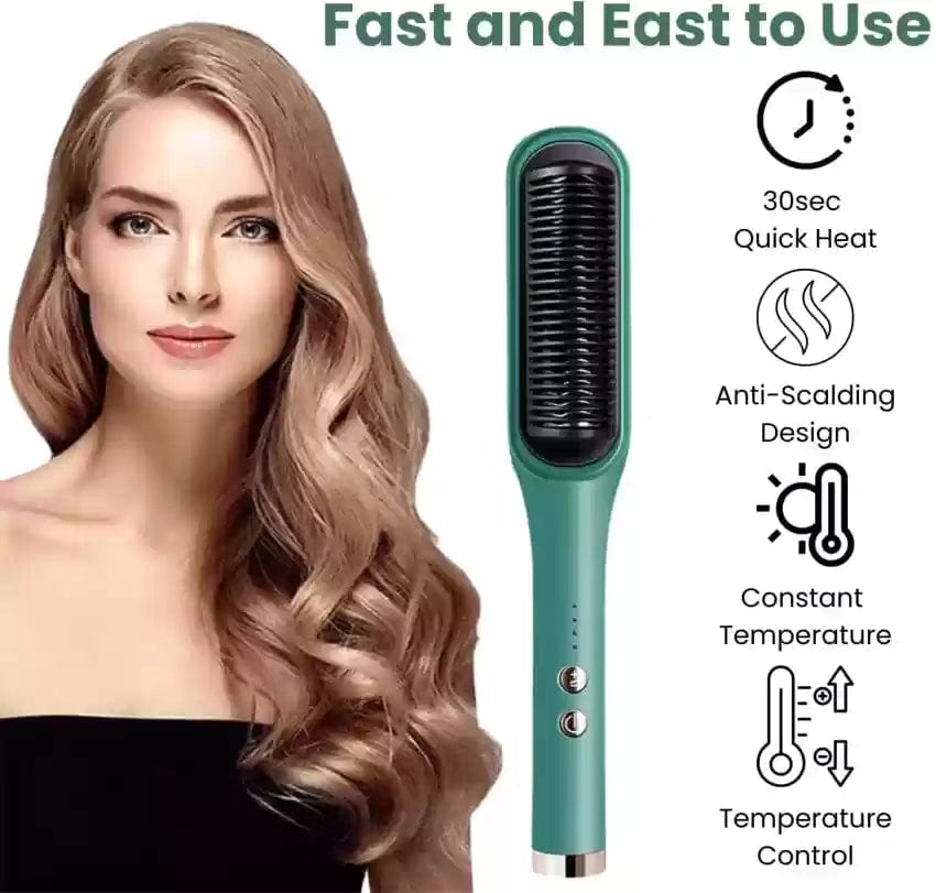 Stylixo™ Hair Straightening Brush Electric Comb Heat Straightener Stylixo™ Hair Straightener Comb Zaavio®